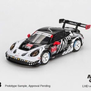 Mini GT MGT01143 Porsche 911 GT3 R #77 AO Racing ‘Rexy Skeleton