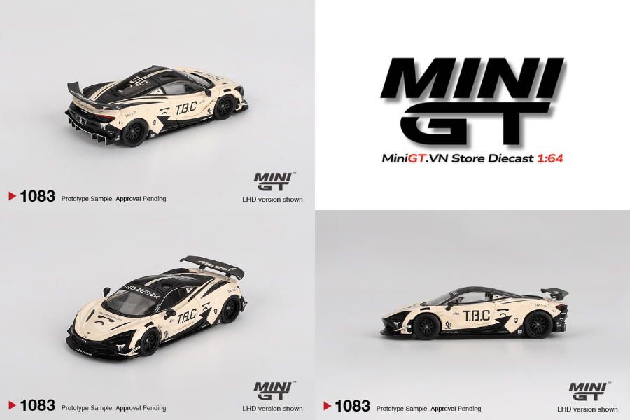 Mini GT MGT01083 McLaren 720S LB☆Works The Boring Concept - MINIGT.VN