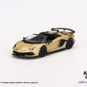 Mini GT MGT00363 LAMBORGHINI AVENTADOR SVJ ROADSTER ORO ELIOS