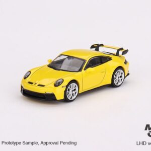 Mini GT MGT00565 Porsche 911 (992) GT3 Racing Yellow