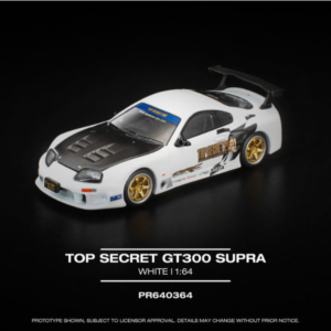 POP RACE PR640364 TOP SECRET GT300 SUPRA WHITE