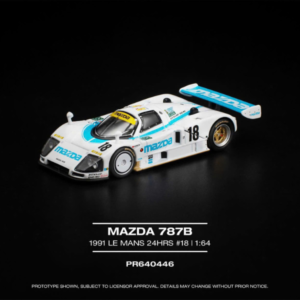 (PRE-ORDER - Q3/2026) POP RACE PR640446 MAZDA 787B 1991 LE MANS 24HRS #18