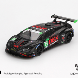 (PRE-ORDER QUÝ 2/2026) Mini GT MGT01129 Lamborghini Huracán GT3 EVO2 #45 No. 45 DEX Imaging  2024 IMSA Daytona 24 Hrs - VERSION BOX